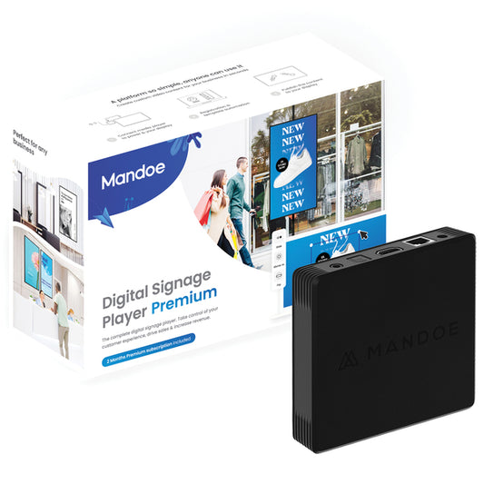 Mandoe COM3016 DIY Premium Instant Digital Signage Media Player