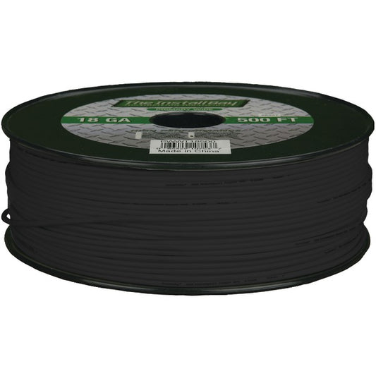 Install Bay PWBK18500 18-Gauge Primary Wire, 500ft (Black)