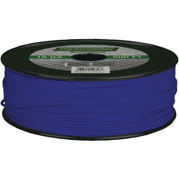 Install Bay PWBL18500 18-Gauge Primary Wire, 500ft (Blue)