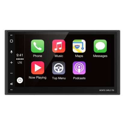 Blaupunkt MONTECARLO750 6.75" Double DIN MECHLESS Fixed Face Touchscreen