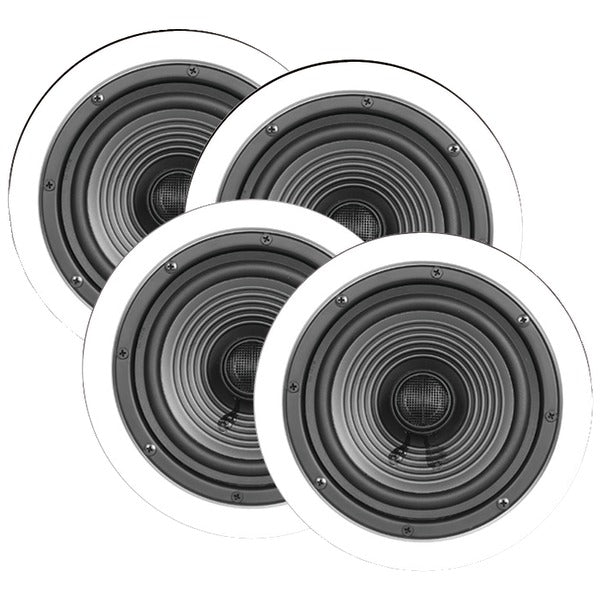 ArchiTech SC-602E-4BULK 6.5" Premium Series Ceiling Speakers, Contractor 4 pk