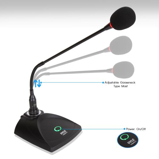 Pyle PDMIKC5 Professional Table Top Condenser Microphone