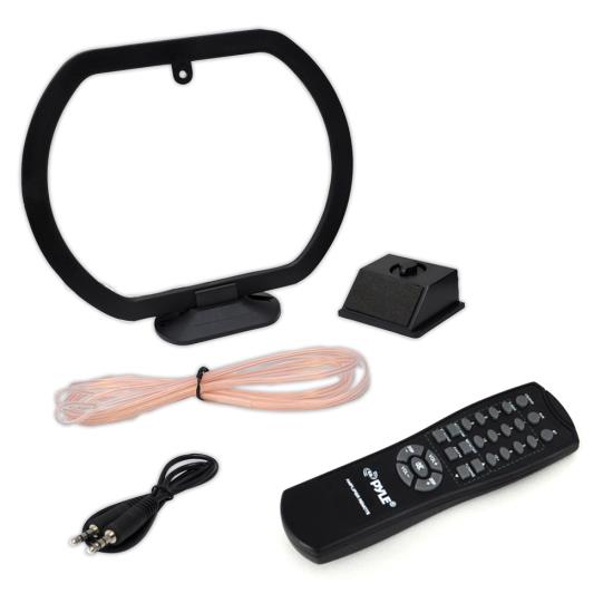 4 Pairs 150W 5.25" In-Wall / In-Ceiling White Speakers w/ Receiver w/ Vol Ctrl