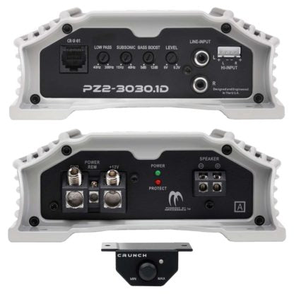 Crunch PZ230301D Monoblock Amplifier, 3000 Watts