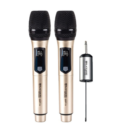 Blackmore Pro Audio BMP-14 BMP-14 Dual Handheld Wireless UHF Microphone System