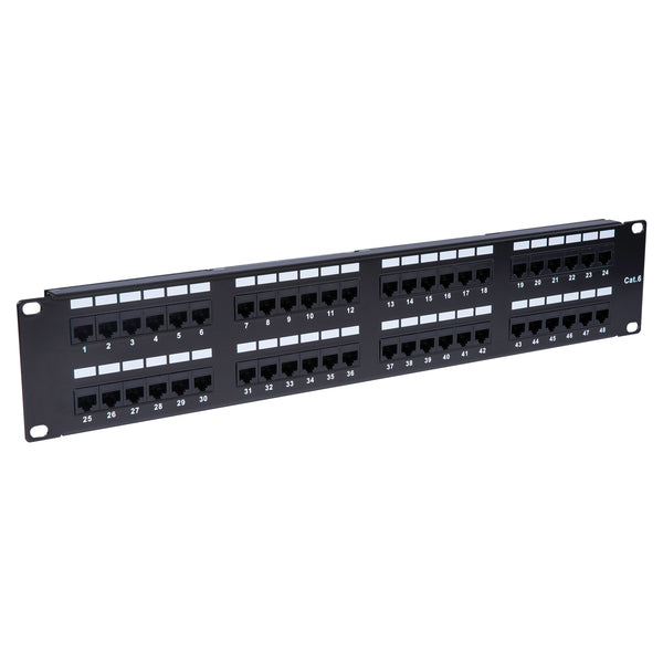 Vericom MPP6U-01362 CAT-6 Unshielded Patch Panel (48 Port)