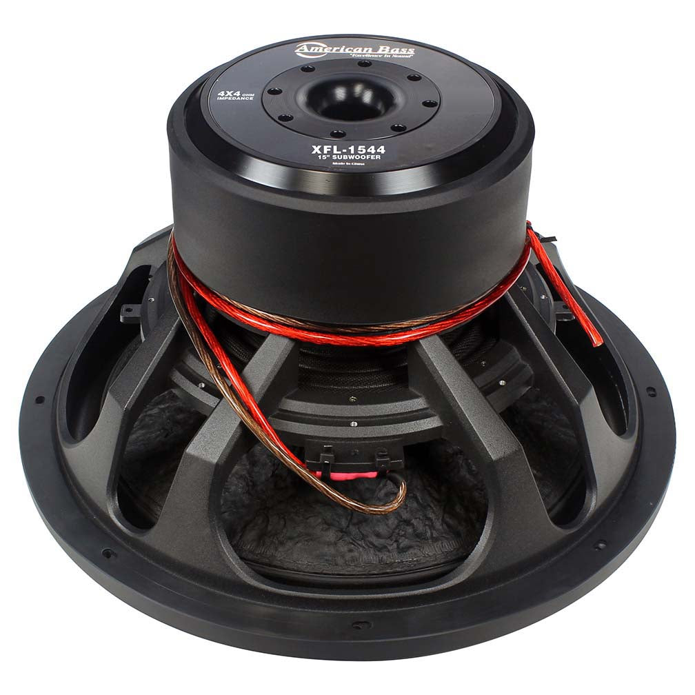 American Bass XFL1544 15" 2000 Watt 4 Ohm DVC Subwoofer