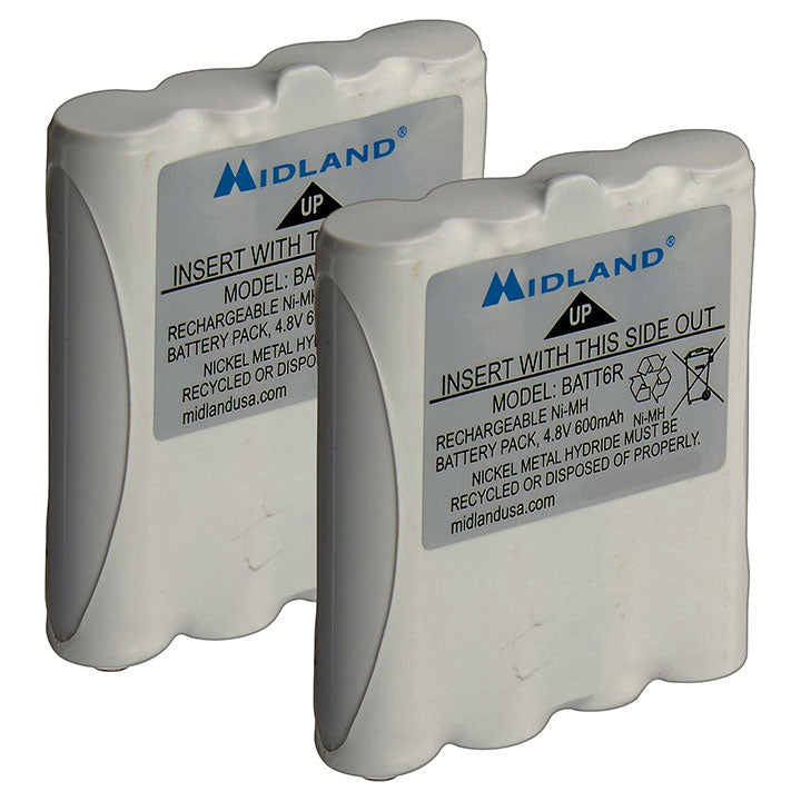 Midland AVP8 Nickel Metal Hydride Battery Packs for LXT Series GMRS Radios
