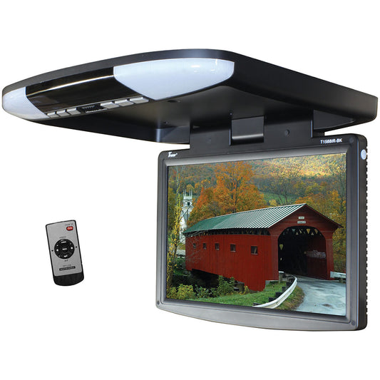 TView T1588IRBK 15.4 Overhead Monitor with IR Transmitter (Black)