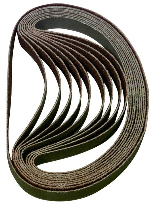 Astro BSP60 60Grit 3/8Inch by 13Inch Sanding Belt 10Piece