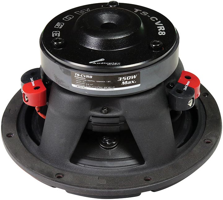 Audiopipe TSCVR8 8" Woofer 350W Max 4 Ohm DVC