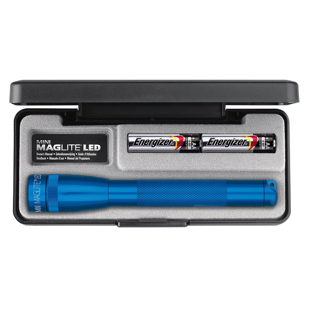 MAGLITE SP22117 LED 2-Cell AA Mini Flashlight, Blue