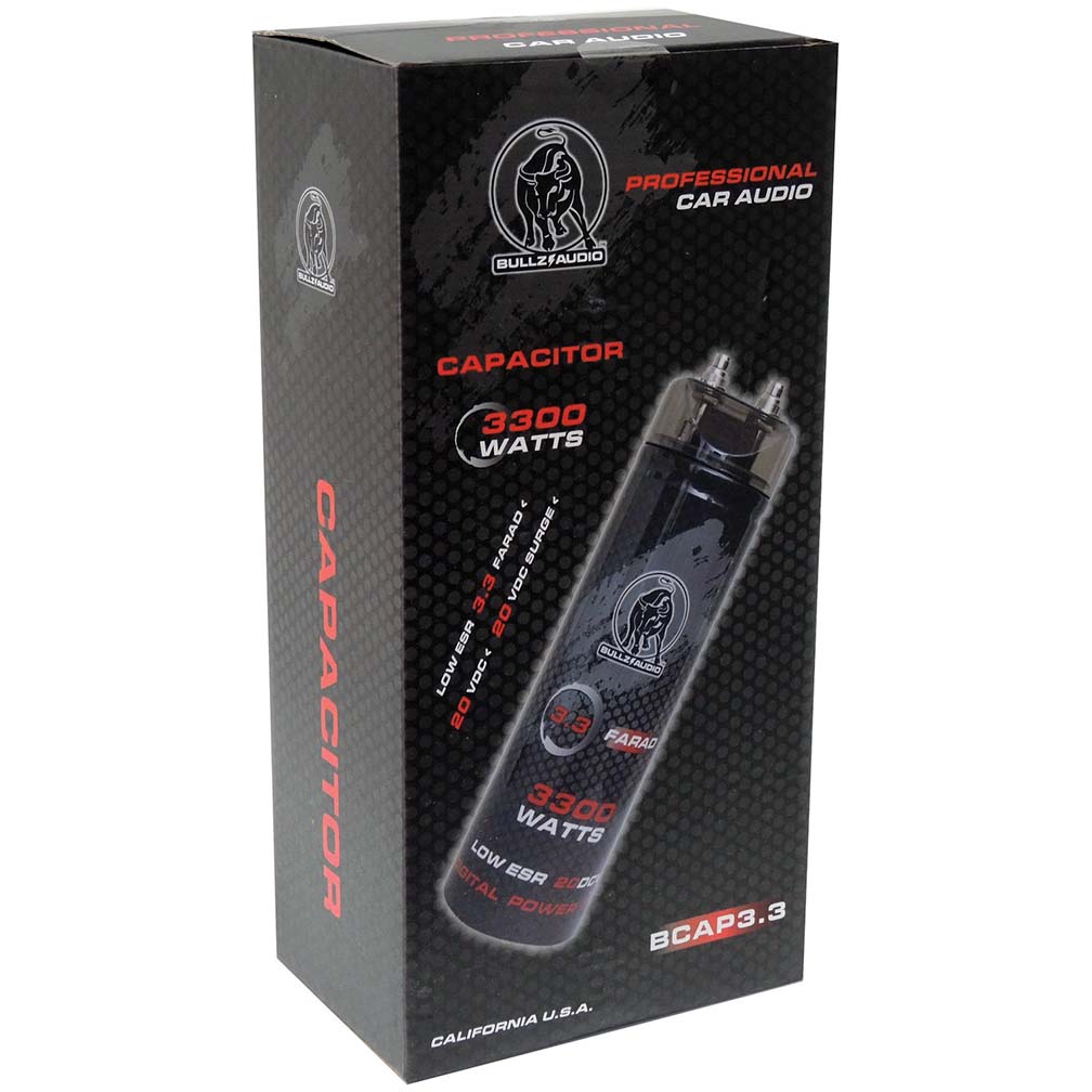 Bullz BCAP3.3 Audio 3.3 Farad Power Capacitor