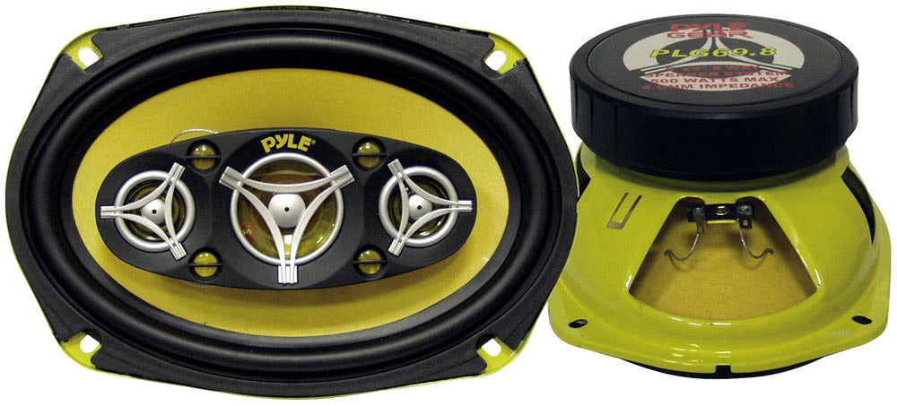 Pyle PLG69.8 6x9-Inch 500-Watt 8-Way Speakers