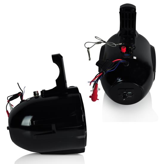 Lanzar AQAWBS64BK 6.5'' Bluetooth Marine Wakeboard Speaker 1000 Watt Black