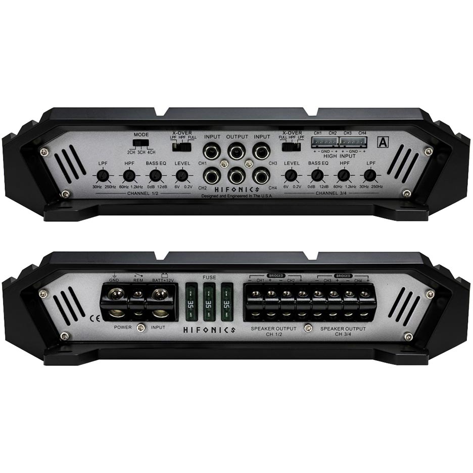 Hifonics ZXX-2000.4 2000W Peak Zeus Series Class-A/B 4-Channel 2-Ohm Stable Amplifier