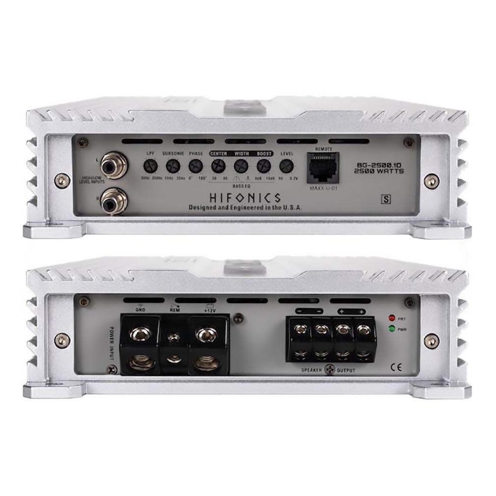 Hifonics BG25001D Brutus Gamma Series 1 x 2500 Watts @ 1 Ohm Mono