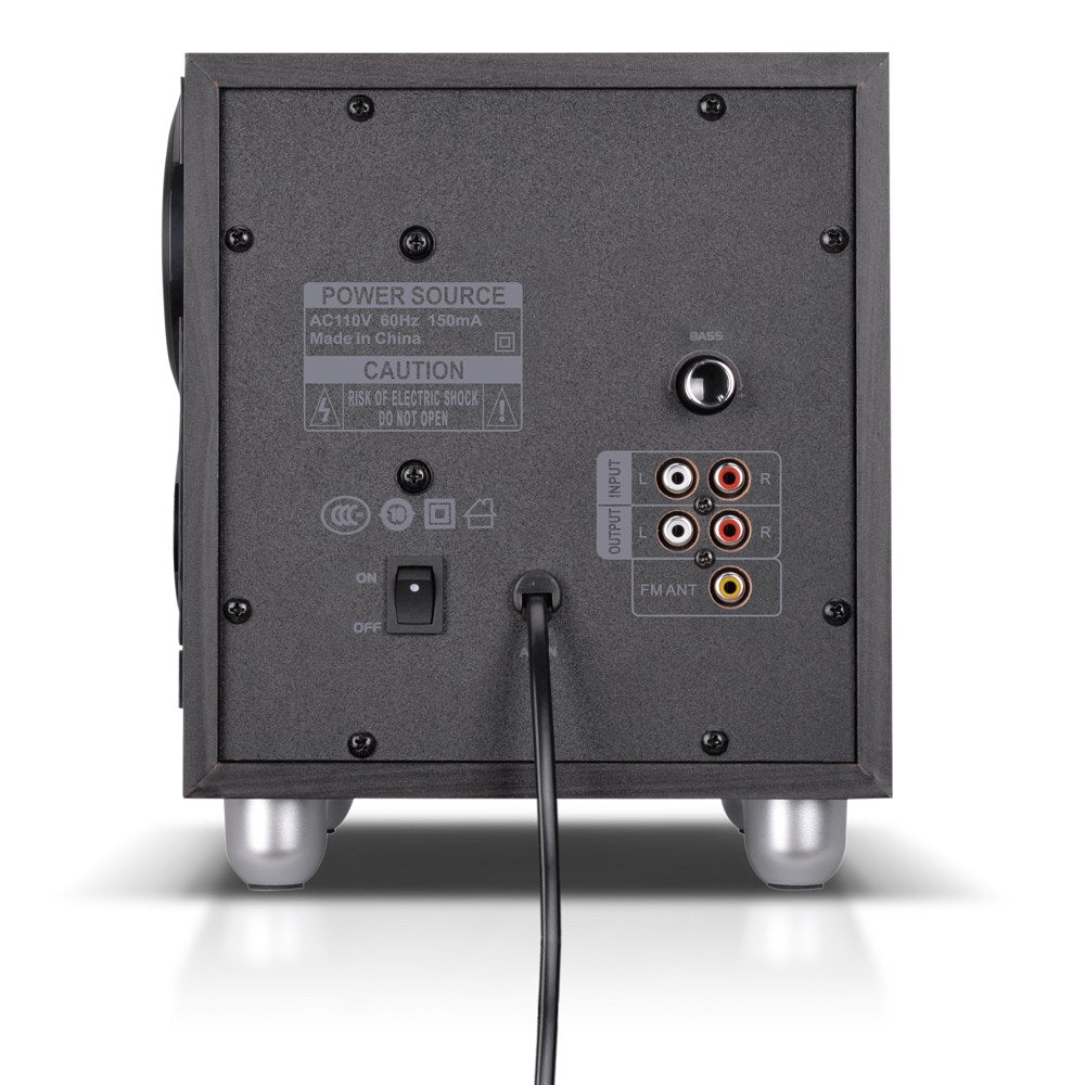 AXESS MSBT3907 2.1 Bluetooth Micro Sound System with FM and USB SD Card RCA