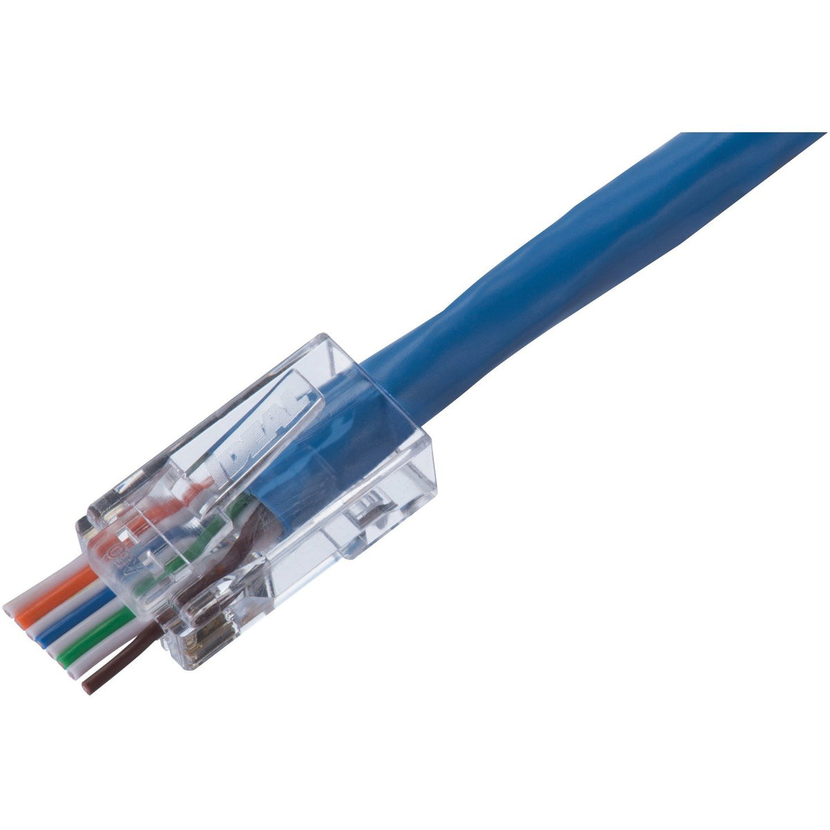 Ideal 85-377 CAT-6 Feed-Thru RJ45 Mod Plugs (100 pk)