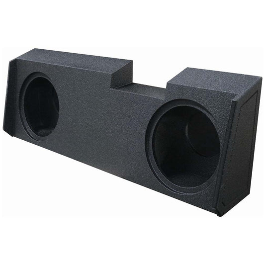 Qpower QBGMC122019 Dual 12" Sealed Woofer Box For 2019-2020 Gm Crew & Double Cab
