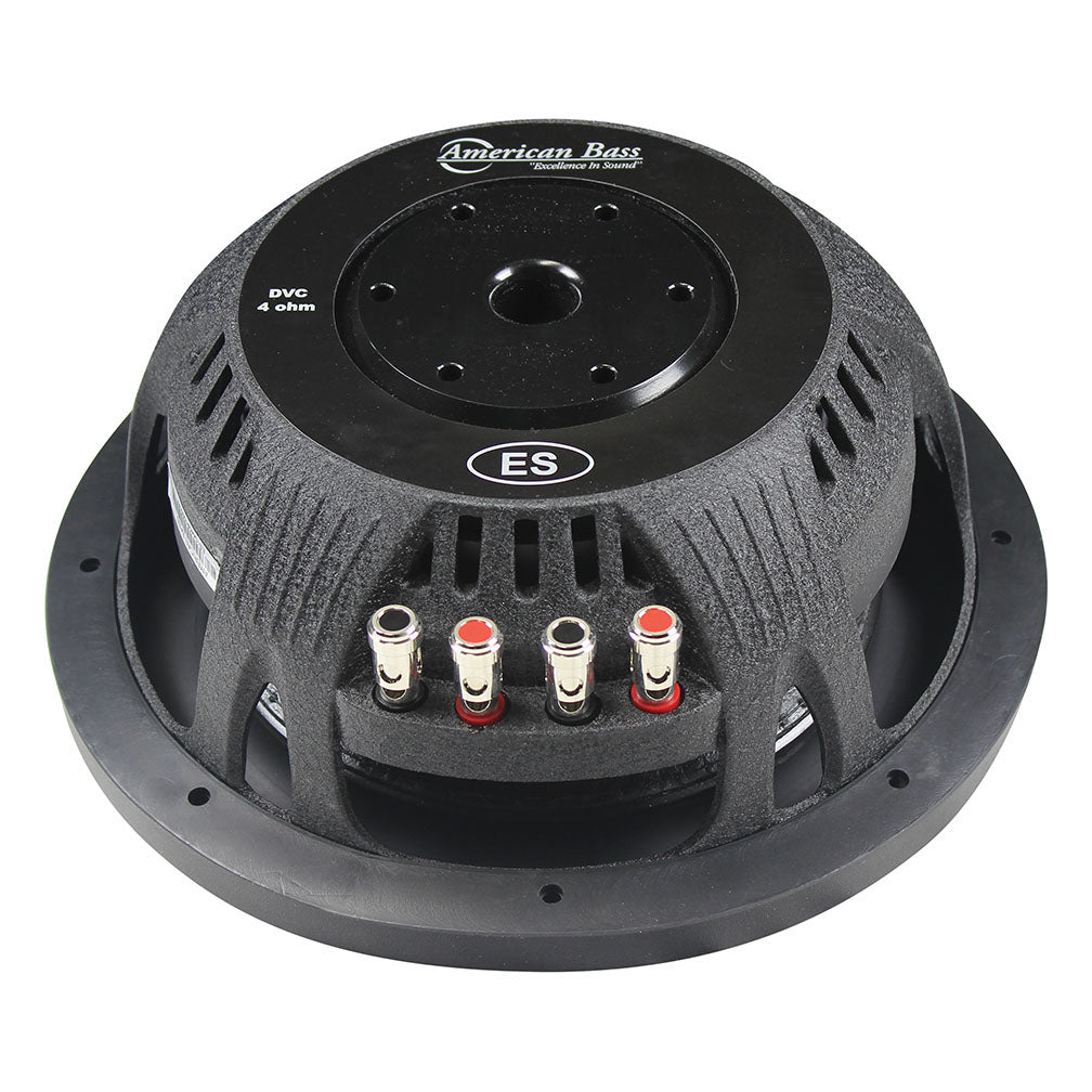 American Bass ES1244 12" Shallow 1500 Watt 2.5" Dual Voice Coil DVC