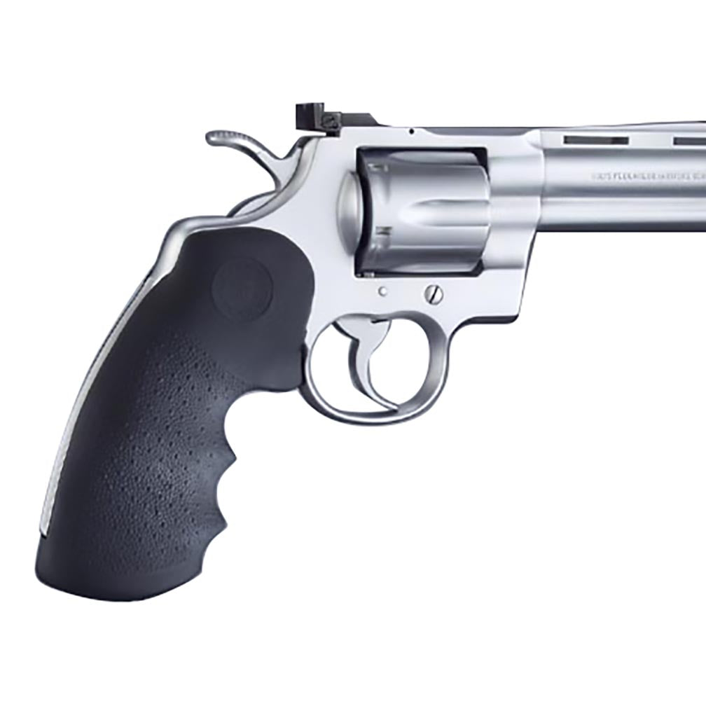 Hogue 46000 Colt Python Rubber Monogrip Black