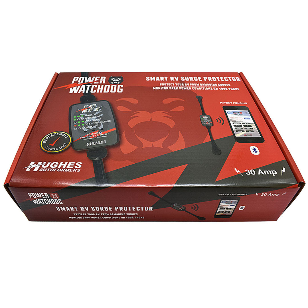Hughes PWD30 Power Watchdog Bluetooth Portable Surge Protector 30 Amp