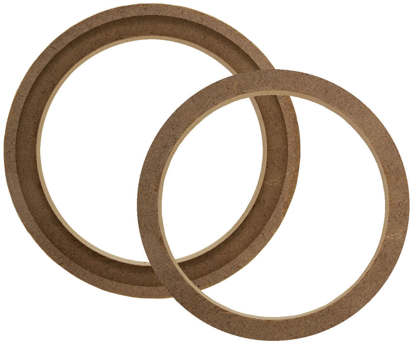 Nippon RING65BZ 6.5" MDF Speaker Ring pair with Bezel Mounting Spacer