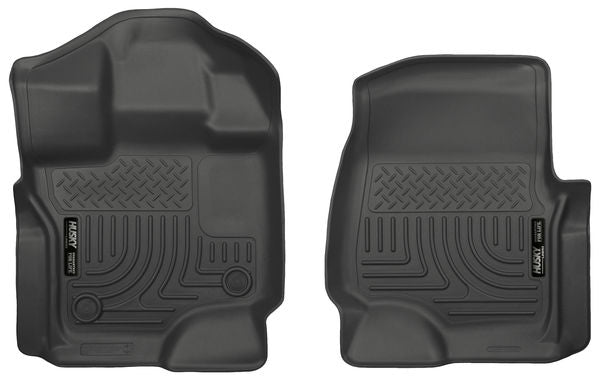 Husky 18361 Liners Front Floor Liners For '15-2020 F-150 Supercab/Super-Black
