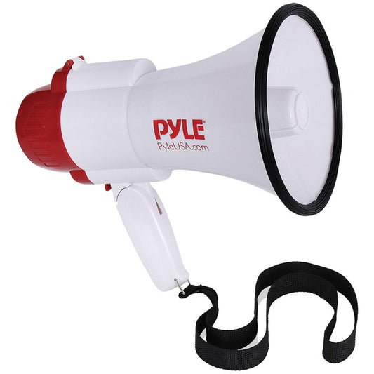 Pyle PMP39VC 30-Watt Megaphone Bullhorn with Siren & Voice Changer Modes