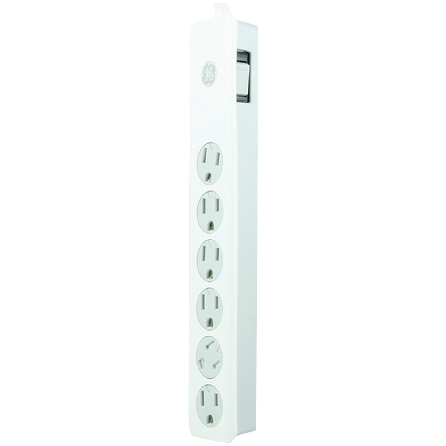 GE 14089 6-Outlet Surge Protector (3ft; White)