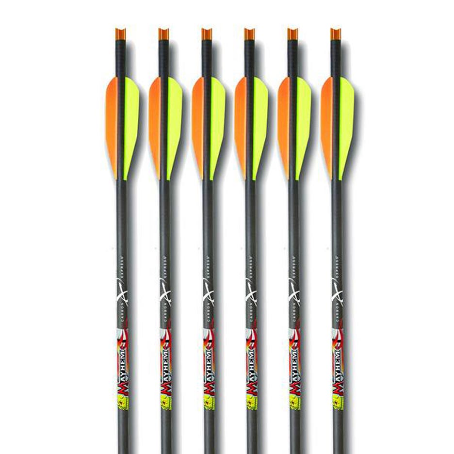Carbon Express 52132 Mayhem 20 In Crossbolt Moon Nock 6 Pk