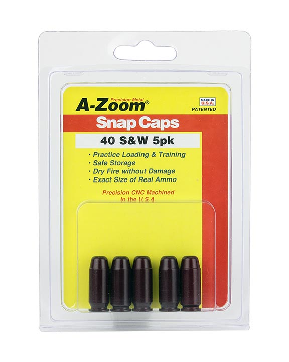 A-Zoom 15114 40 S&W Snap Cap 5Pk