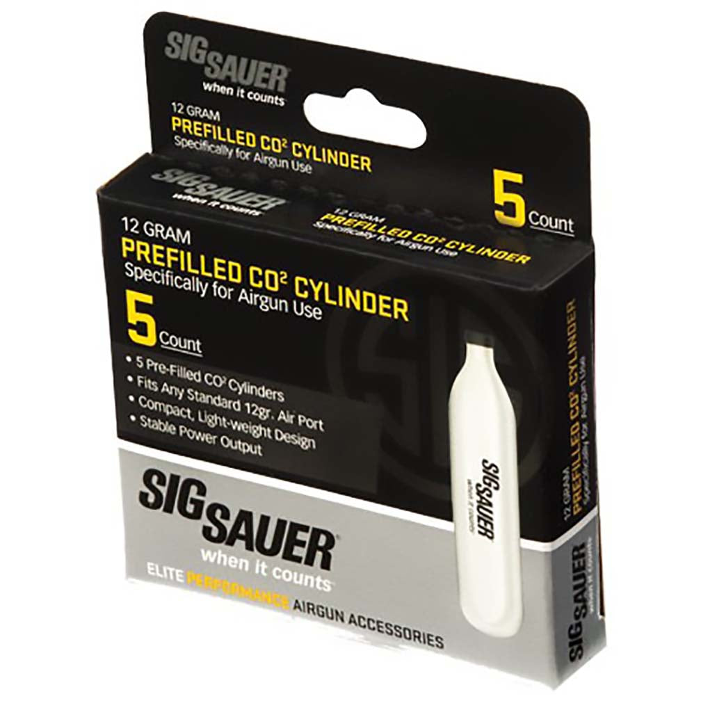 Sig Sauer AC125 12 Gram CO2 Cylinders (5 count)