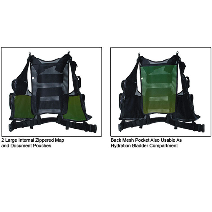 UTG PVCV547BT 547 Law Enforcement Tactical Vest Right Hand Black