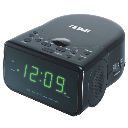 Naxa NRC-176 Digital Alarm Clock Radio w/CD Player