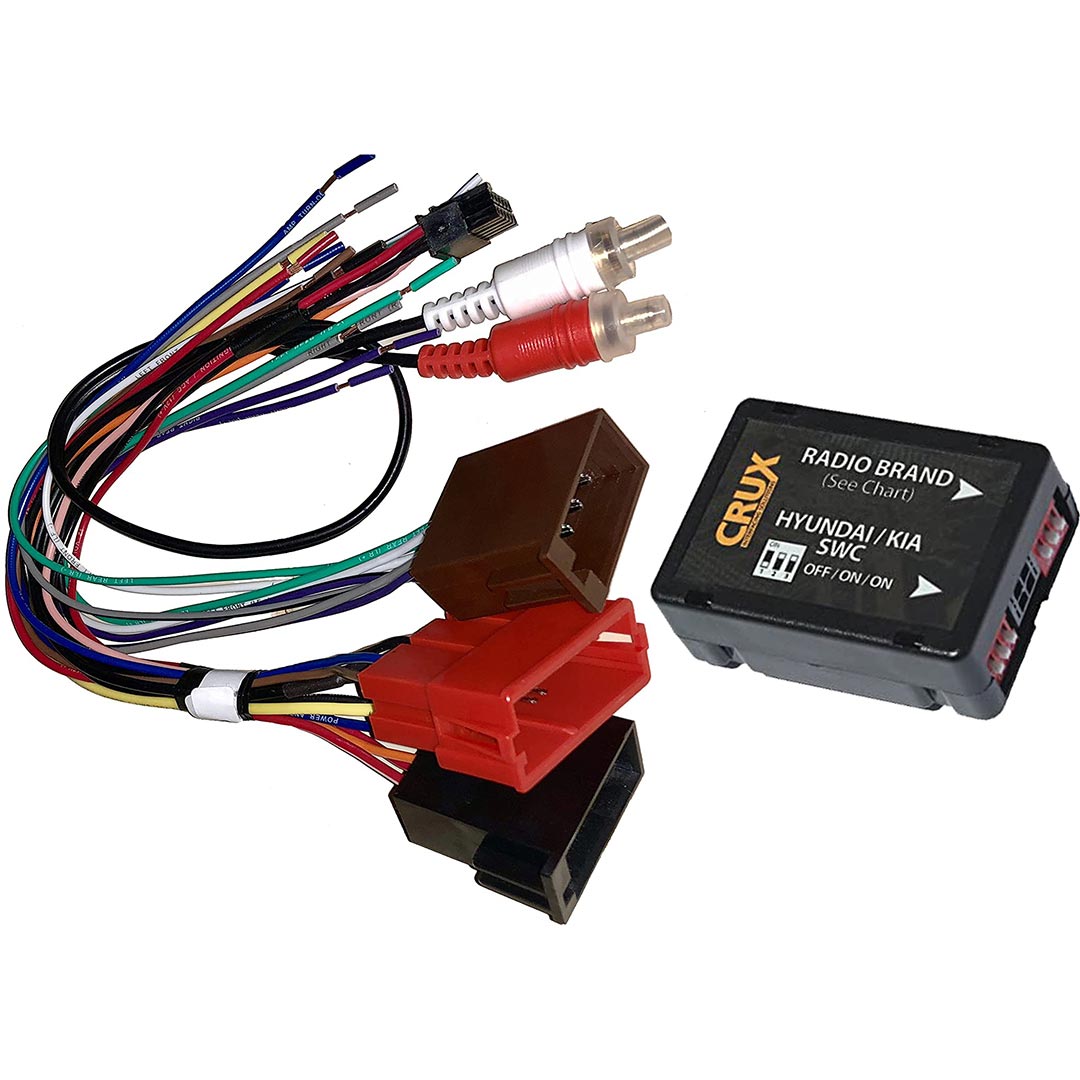 CRUX SWRHK65S Radio Replacement with SWC Retention for Select 07 14 Hyundai/Kia