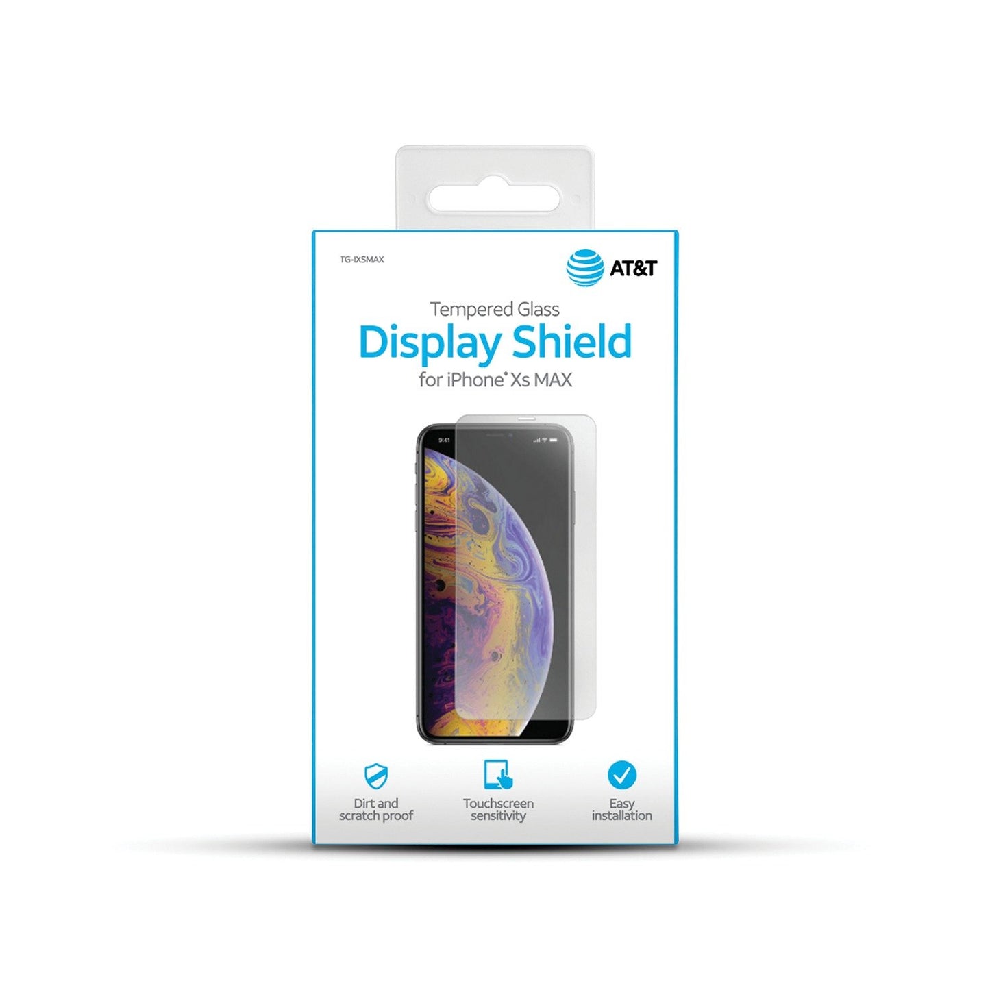 AT&T TG-IXSMAX Tempered Glass Screen Protector (iPhone XS MAX)