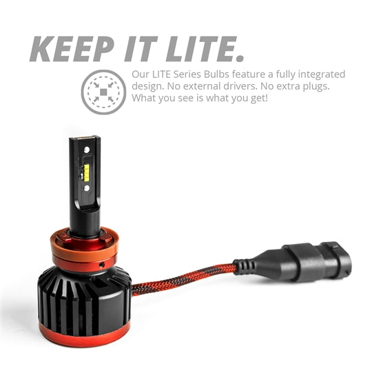 XKGlow XK045001H4 Lite Series LED Headlight Kit Style H4