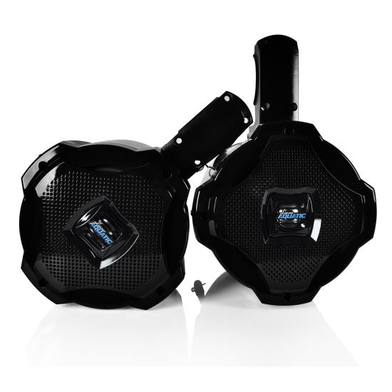 Lanzar AQAWBS69BK 6'' x 9'' Bluetooth Marine Wakeboard Speaker 1200 Watt Black