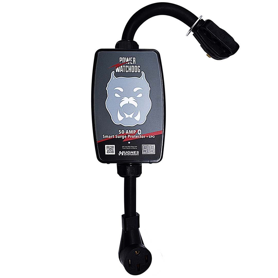 Hughes PWD50EPO Power Watchdog Bluetooth Portable Surge Protector w/EPO 50A