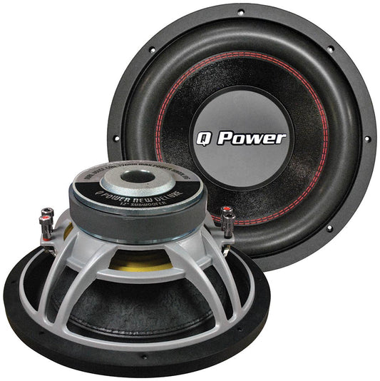 Qpower QPF12D 12 Woofer deluxe series DVC basket 70oz. magnet 1500 watts