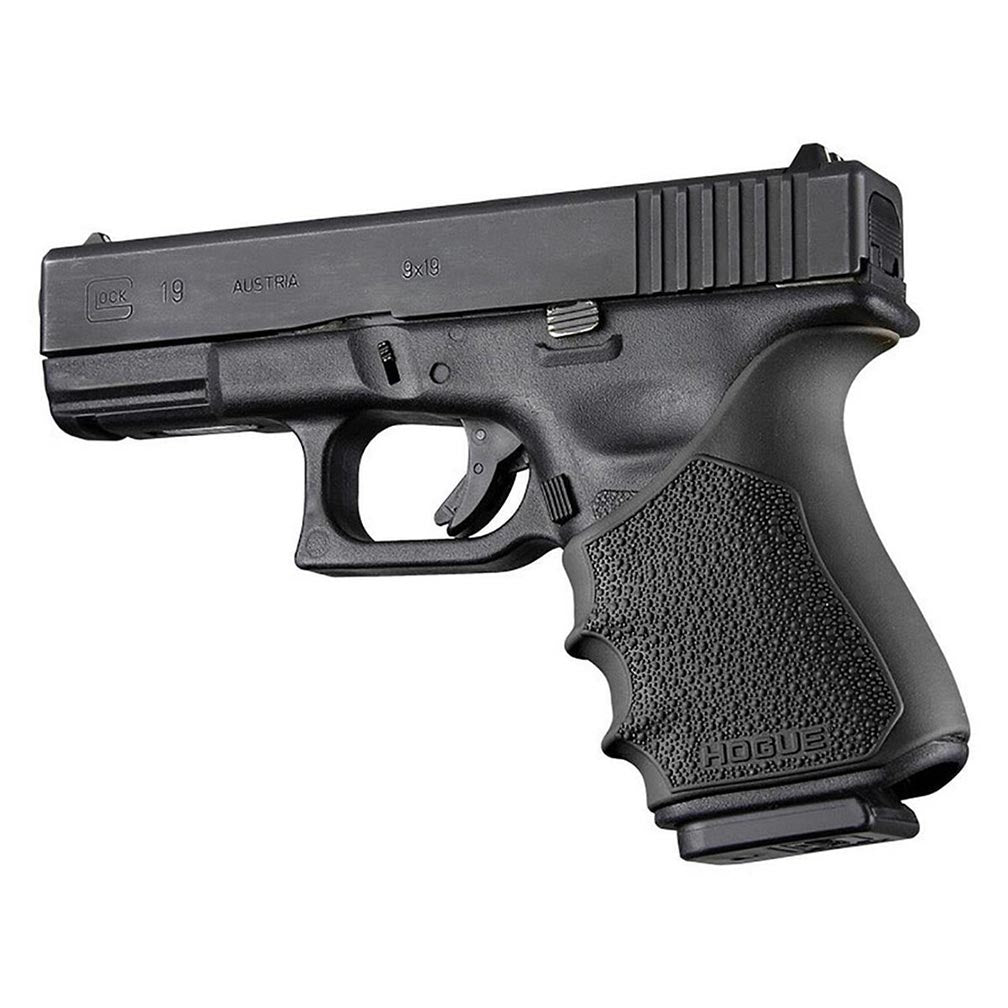 Hogue 17040 Handall Beavertail Grip Sleeve Glock 19 23 32 38 Gen 3-4 Black