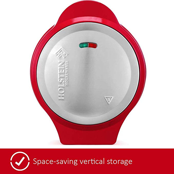 Holstein Housewares HF09014R Cake Pop Maker - Red Stainless Steel