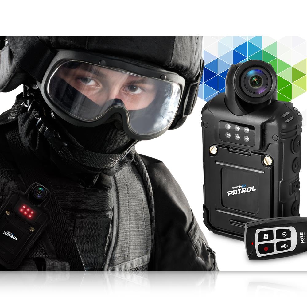 Pyle PPBCM28 HD Body Camera w/ Night Vision & 32GB Memory