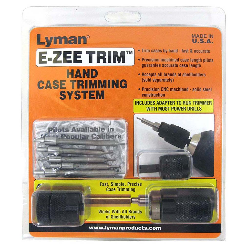 Lyman 7821891 E-ZEE Trim Hand Case Trimmer Rifle Set