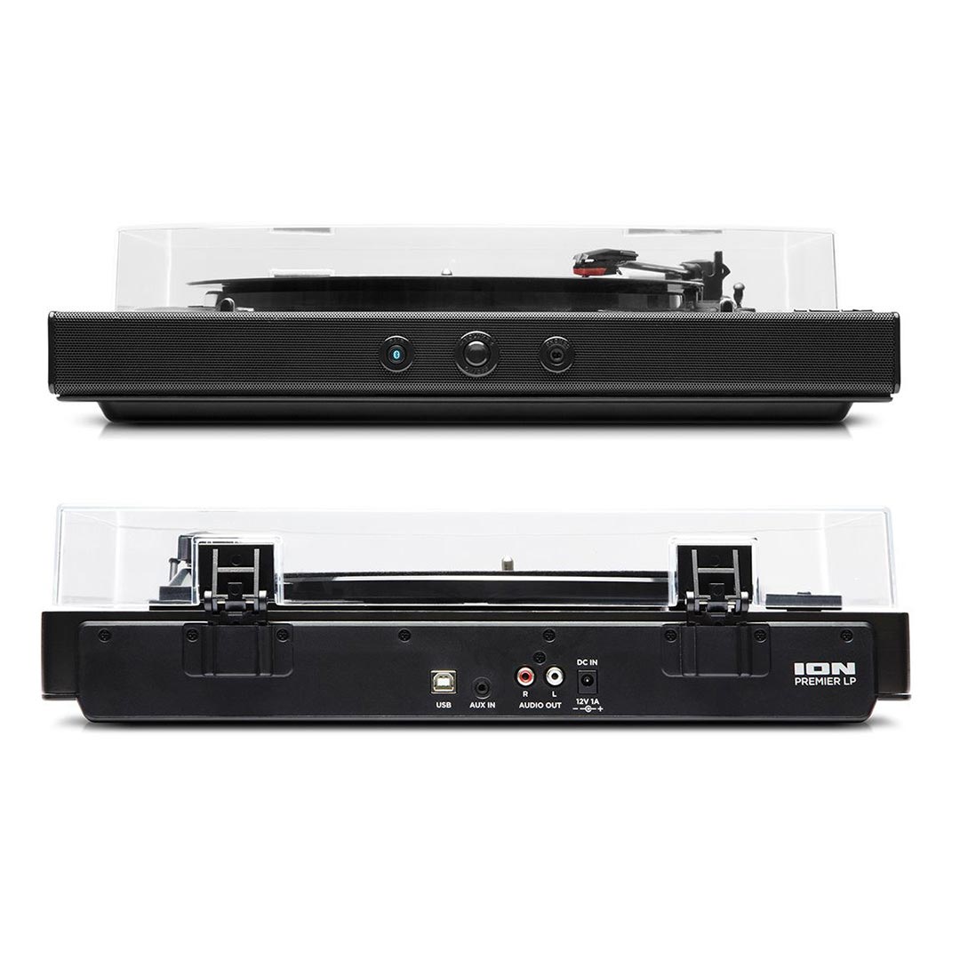 ION Audio PREMIERLPBKXCA Premier LP Turntable with Bluetooth & Stereo Speakers