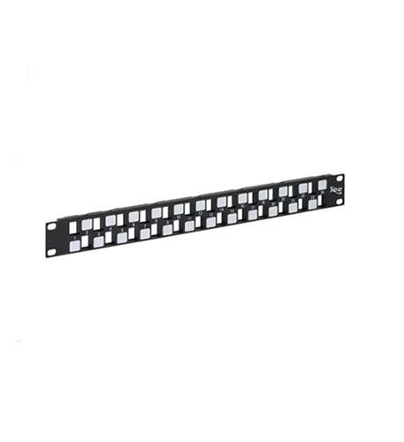 Icc IC107BE241 Patch Panel, Blank, Ez, 24-port, 1 Rms