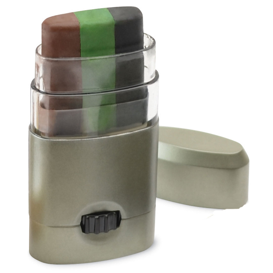 HME HMECMOFPDS Mess-Free Face Paint 3 Color Camo