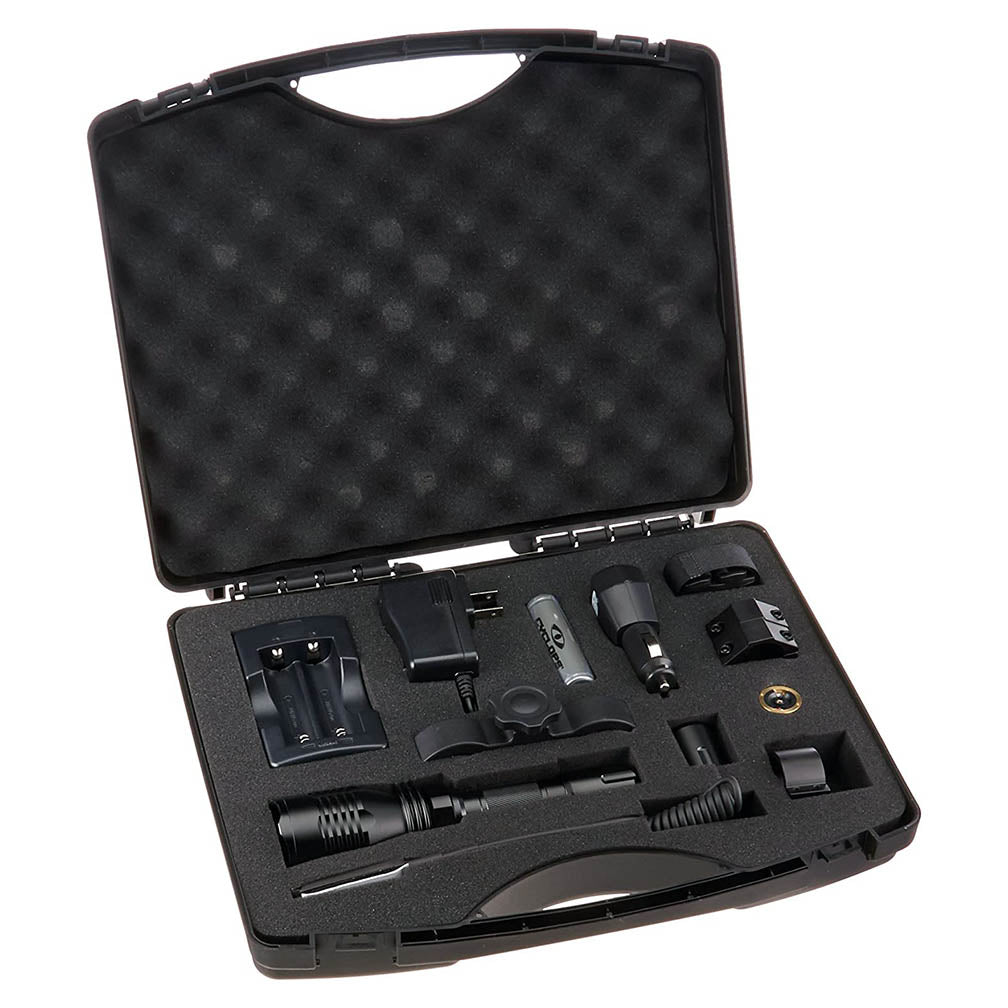 Varmint CYCVB250 Light 250 Lumen Flashlight / Green & Red Led / Rechargeable